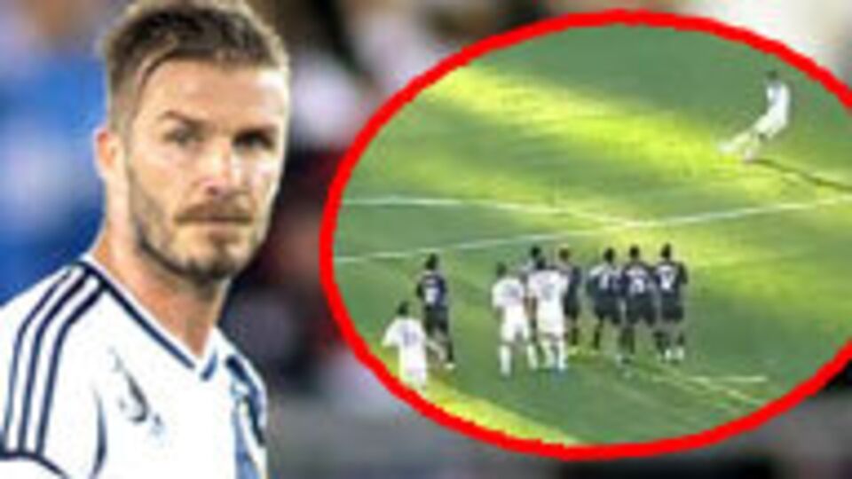 Bir Beckham klasiği! VİDEO
