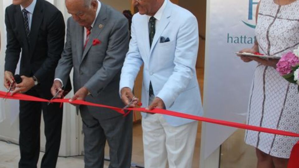 Prof. Dr. Mehmet Öz ve babası açılışta buluştu