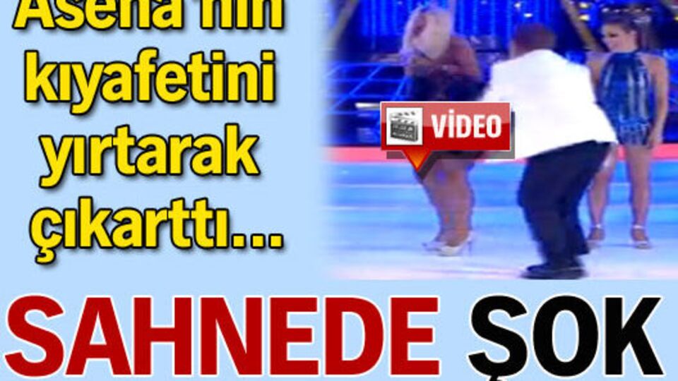 Sahnede şok!