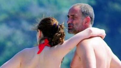 Balayı tatilinde sıcak anlar