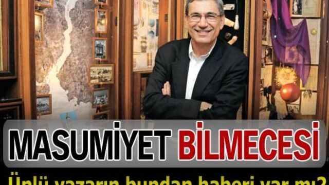 Masumiyet bilmecesi!