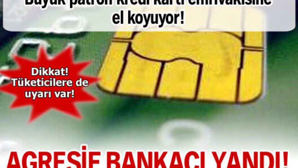 Agresif bankacı yandı!