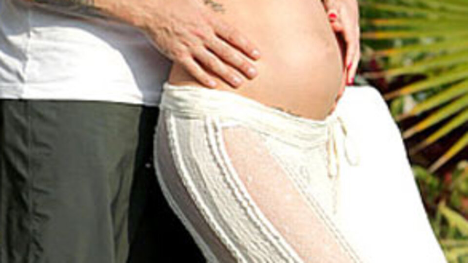 Hamileliği kanıtlayan fotoğraf!