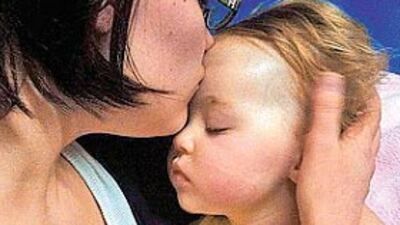 Anne öpücüğü ile gelen mucize