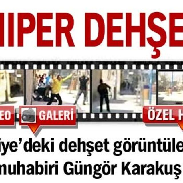 Sniper dehşeti!