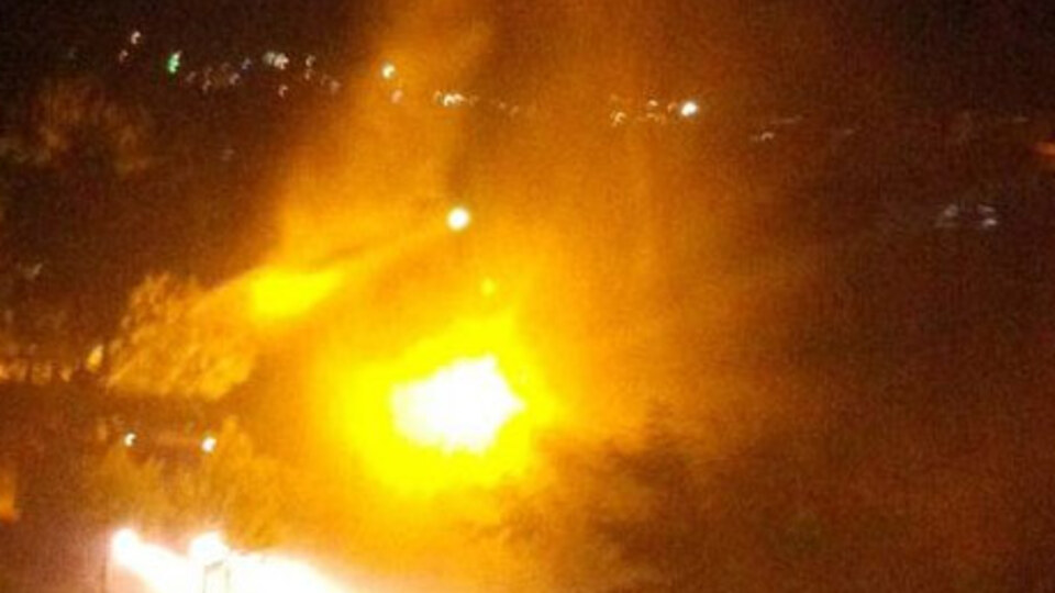 Havai fişek fabrikasında yangın