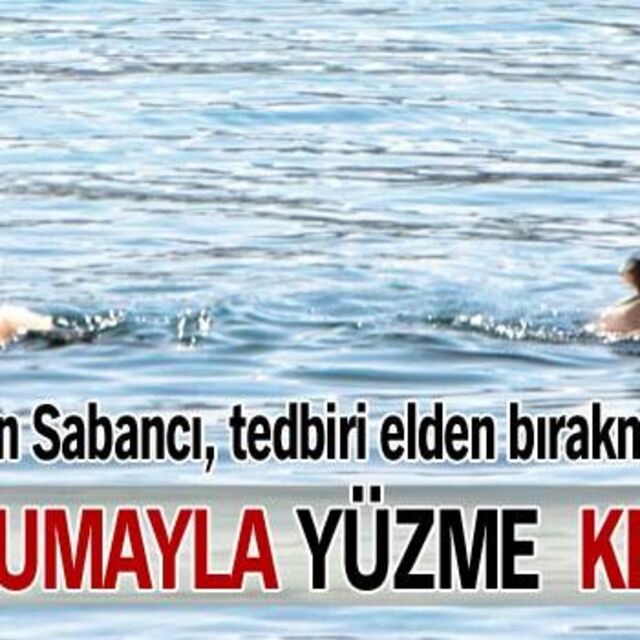 Korumayla yüzme keyfi!