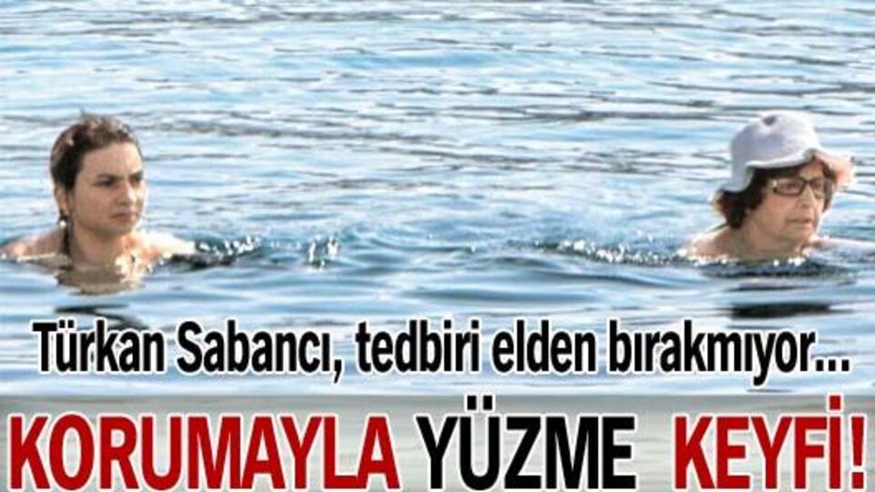 Korumayla yüzme keyfi!