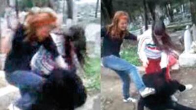 Liseli kızların 'mezarlık işkencesi'