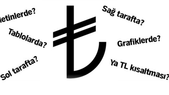 TL simgesi nasıl kullanılmalı?