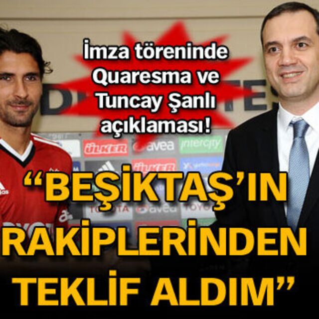Beşiktaş'ın rakiplerinden teklif aldım