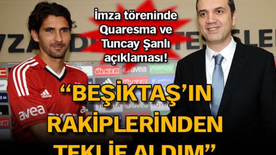 Beşiktaş'ın rakiplerinden teklif aldım