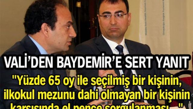 Diyarbakır Valisi'nden Baydemir'e sert yanıt