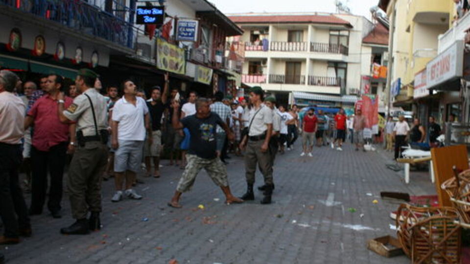 "Buraya Türkler giremez" iddiası gerginliği