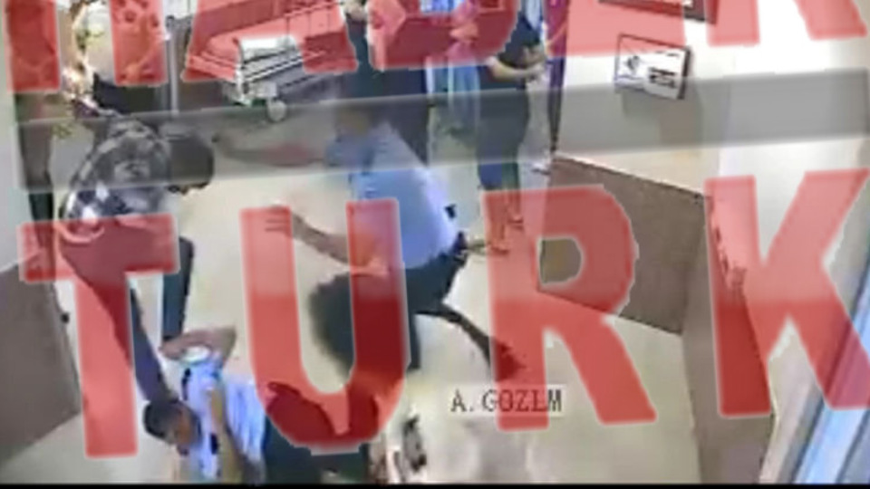 Polise dayak güvenlik kameralarında