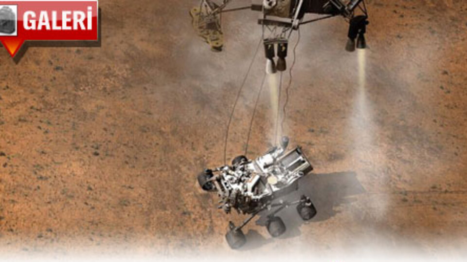 Curiosity'den ilk görüntüler geldi