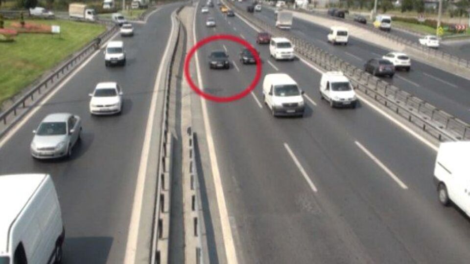 Otobanda amansız takip!