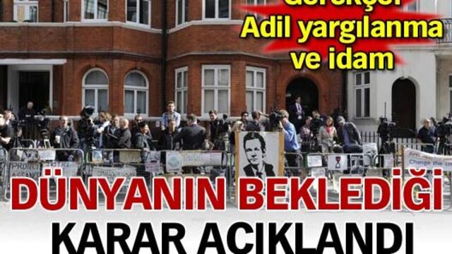 Ekvador Assange'a sığınma verdi