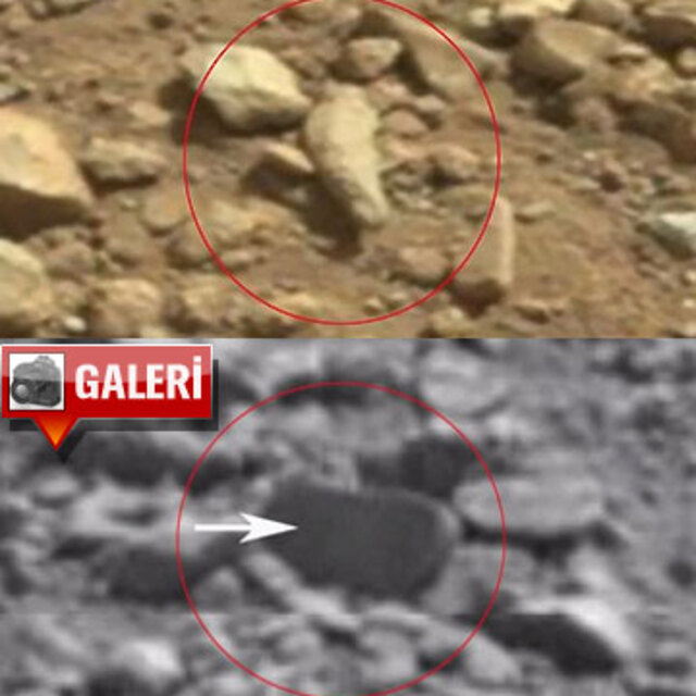 Mars fotoğrafında gizemli keşif!