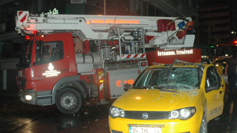 Kağıthane'de korkutan patlama