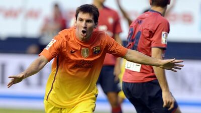 5 dakikada Messi şov!