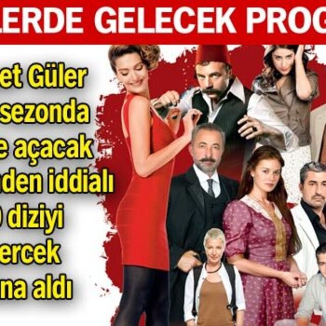 Dizilerde gelecek program