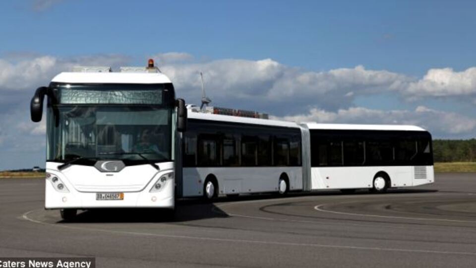 İşte dünyanın en uzun yolcu otobüsü!