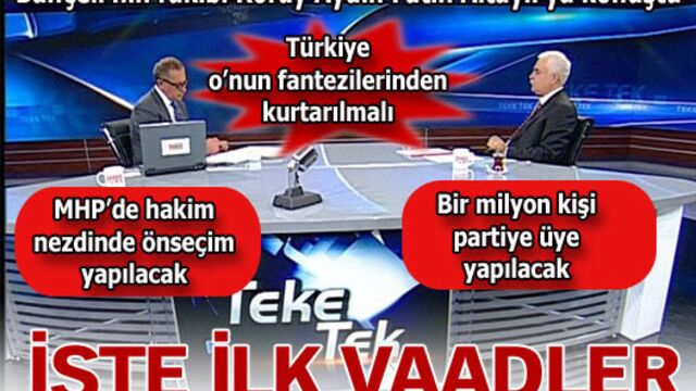 Bahçeli'nin rakibinden iddialı açıklamalar