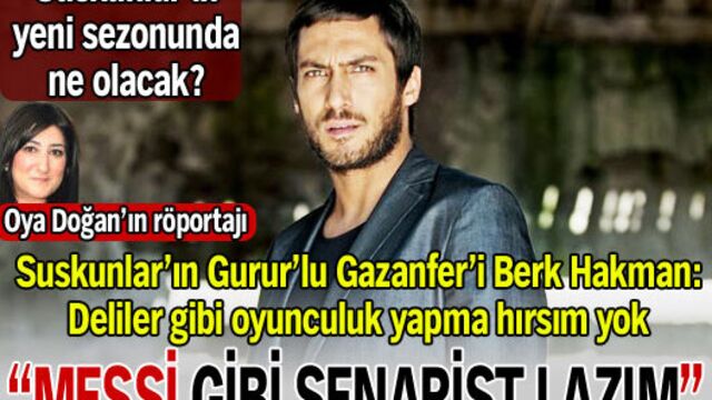 "Messi gibi senarist lazım"