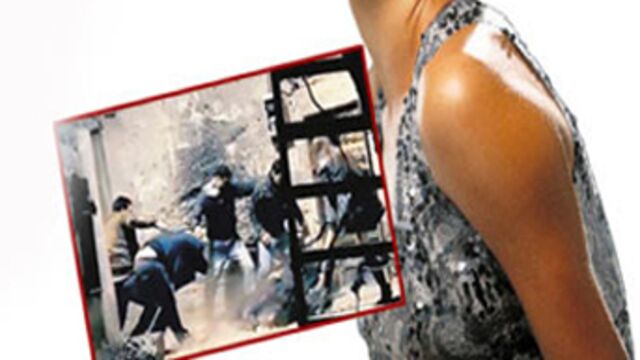 Beren Saat sinema filminde dayak yedi!