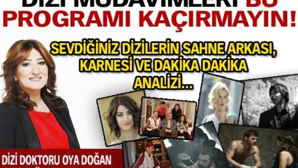 Dizi müdavimleri bu programı kaçırmayın!