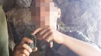 Askeri mevzide şok görüntüler!