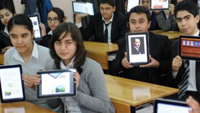 Öğrenci tabletine sahip çıktı