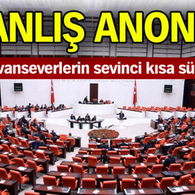 Yanlış anons!