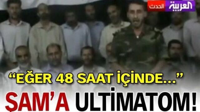Şam'a ultimatom