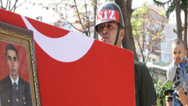 Şehit babaya son bakış!