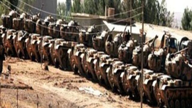 Türk tankları sınıra dayandı!