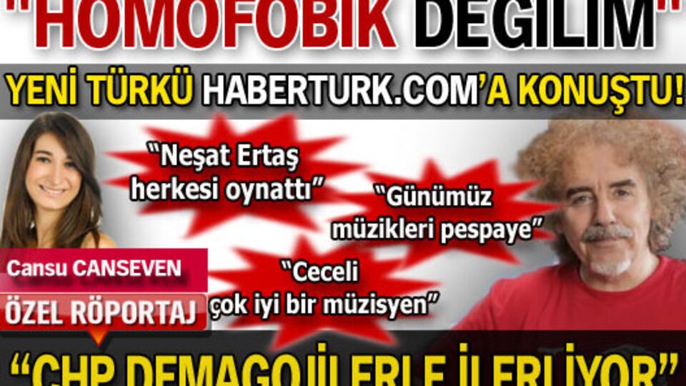 "Homofobik bir insan değilim"