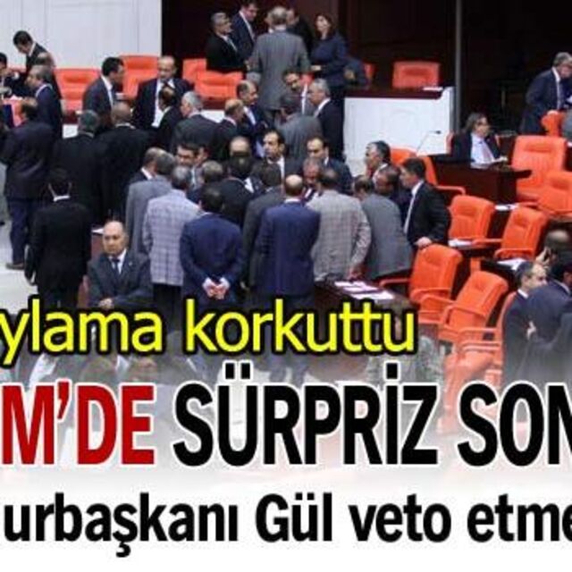 Oylamadan 'referandum' çıktı
