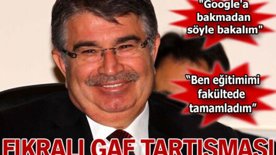 Fıkralı gaf tartışması