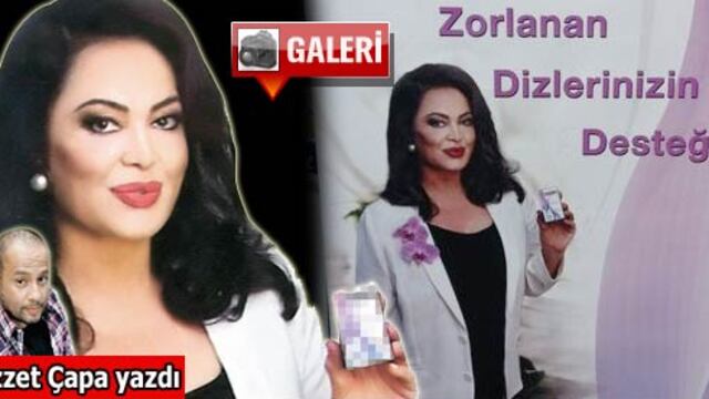 Romatizma hapının reklam yüzü oldu