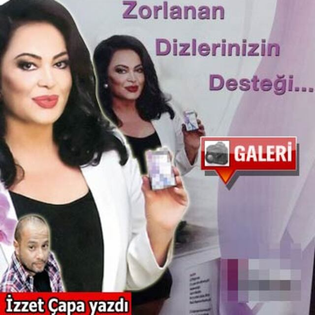 Romatizma hapının reklam yüzü oldu