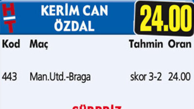 HT İddaa yine kazandırdı