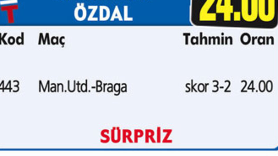 HT İddaa yine kazandırdı