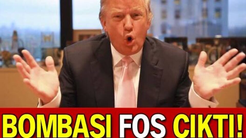 Bombası fos çıktı