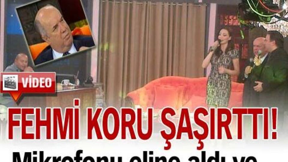 Fehmi Koru şaşırttı