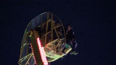 Lunaparkta dehşet dakikaları