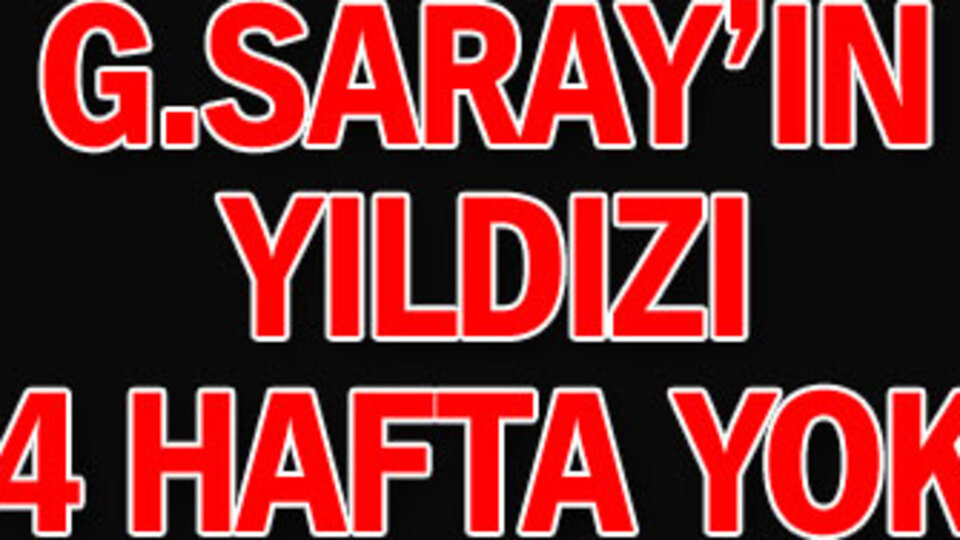 G.Saray'da şok!