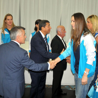 F.Bahçe'de bayramlaşma töreni