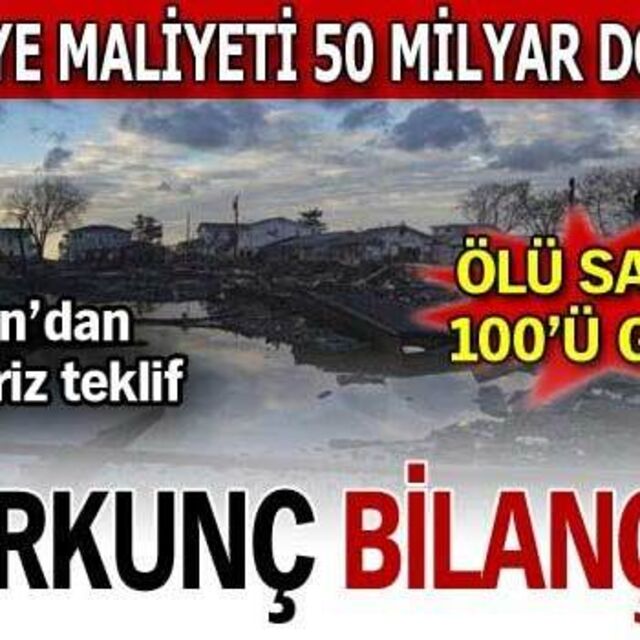 Korkunç bilanço